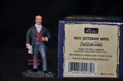 BRITAINS 00275 JEFFERSON DAVIS AMERIKANISCHER BÜRGERKRIEGSFÜHRER SPIELZEUGSOLDAT FIGUR