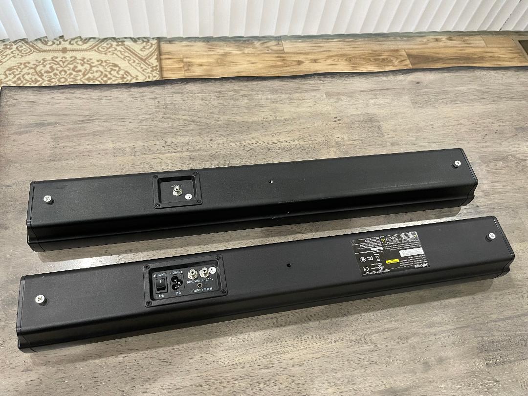 Pair of InFocus 2.0 HWSOUNDBAR4 50W Display Sound Bar Speakers, 55/70