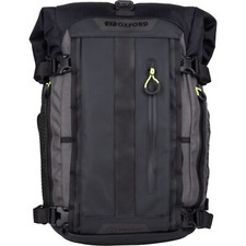 Oxford Atlas T-20 Advanced Charcoal Black Tourpack Motorbike Waterproof Tailpack
