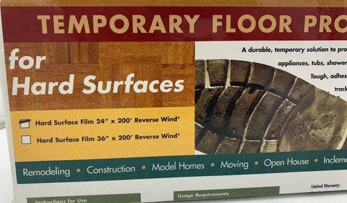 FS24200PL NEW KleenKover Temporary Carpet Film Protection 24 X 200' Reverse Wind - Bild 4 von 5