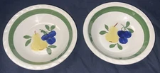 2 Blue Ridge Pottery Southern Harvest Berry Bowls 5.25”