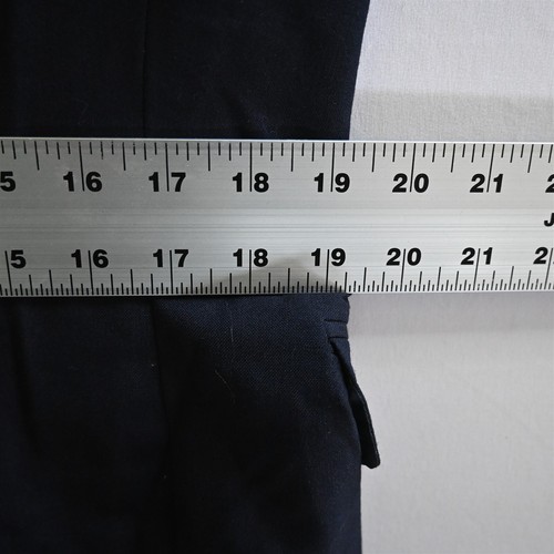 Vtg Chaps Ralph Lauren 38S Navy Blue Gold Button Wool Blazer Jacket Sport Coat - Picture 20 of 24