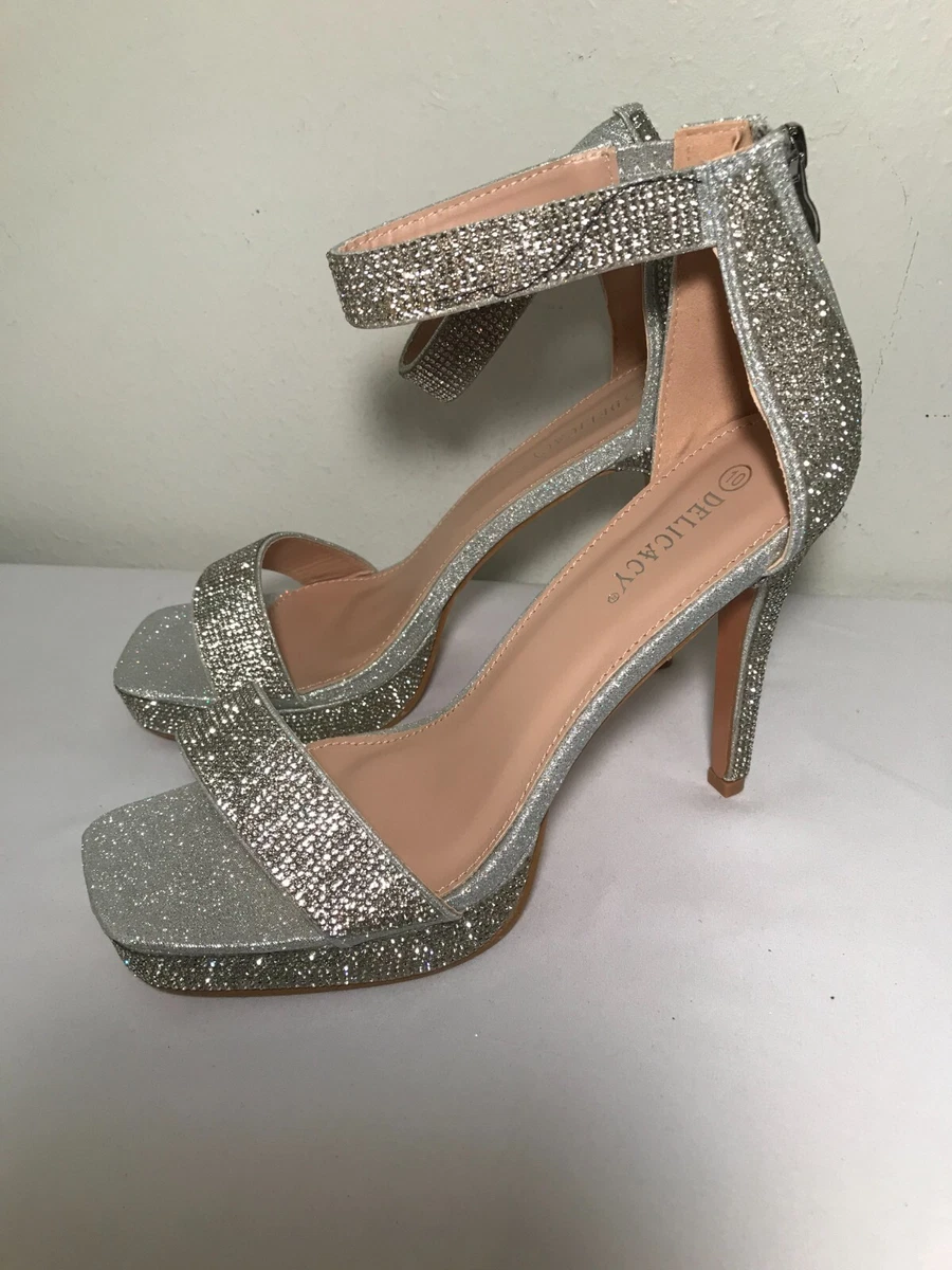 Next silver high clearance heels