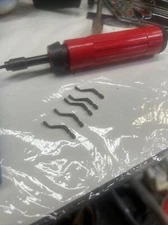 SHAVIV DEBURRING TOOL HOLDER + 5 NEW SCRAPER BLADES