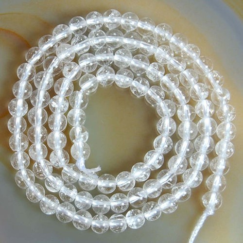 4-14mm Natural Clear Quartz Smooth Round Gemstone Loose Beads 15" - Picture 2 of 12