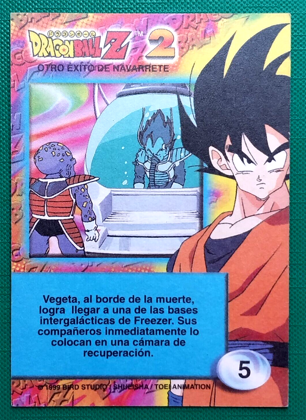 1999 DRAGON BALL Z4 CARD #33 KAMISAMA NAVARRETE PERU TOEI