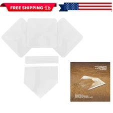 Baseball Base Set, Waterproof, Durable Rubber Weather Resistant & Tear Resistant