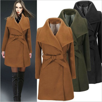 warm belted coat