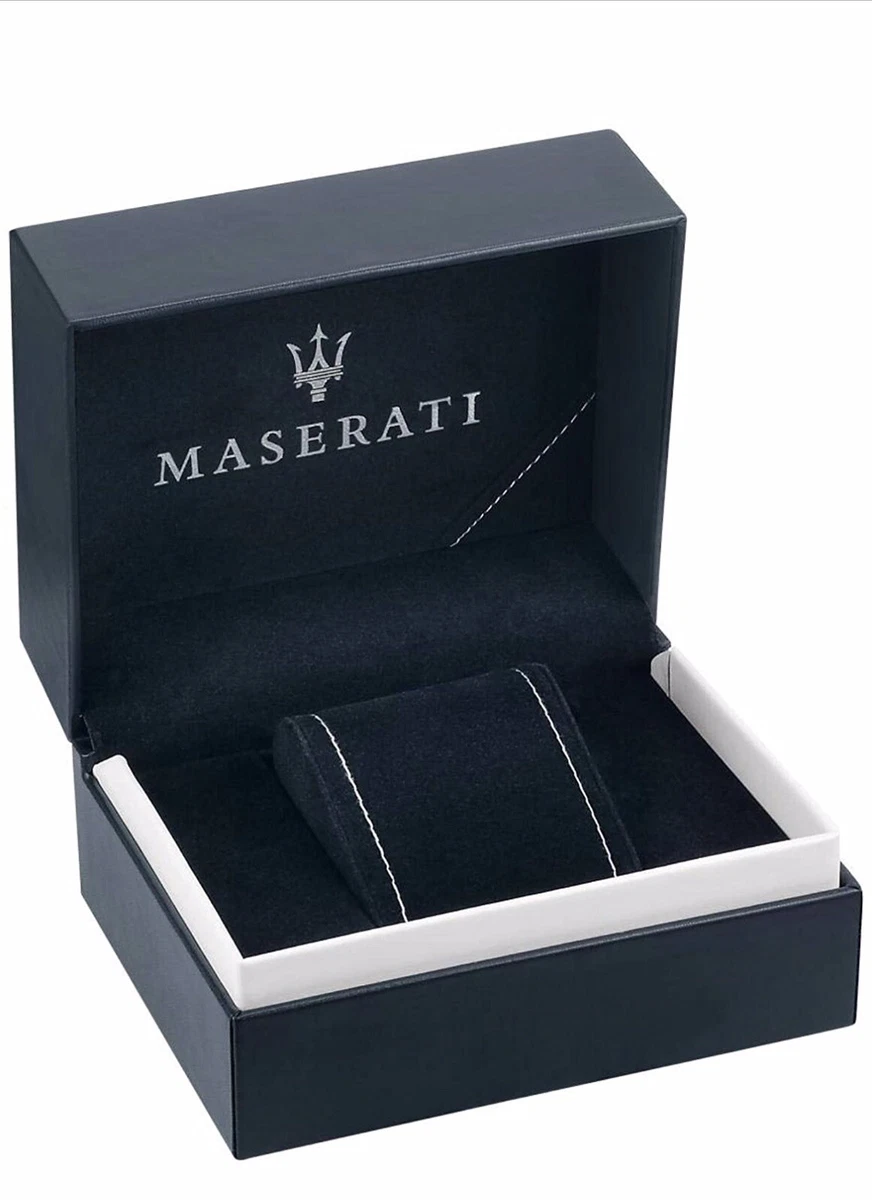 Maserati Traguardo 45mm Chrono Navy Blue Strap Mens Watch