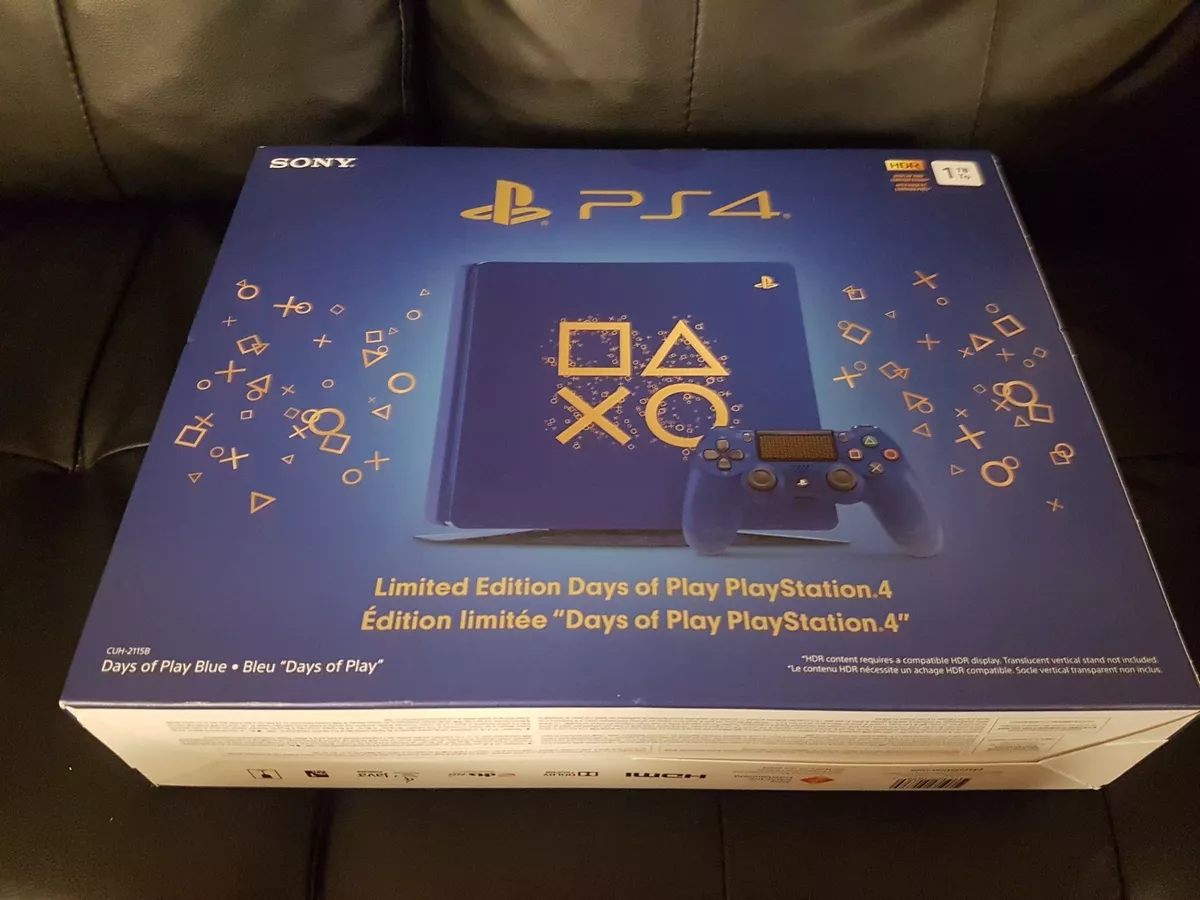 Sony PlayStation 4 Slim Console 1TB - Blue