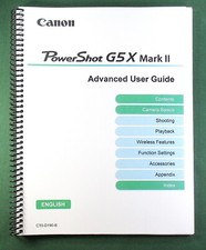 Canon PowerShot G5X Mark II Instruction Manual: 318 Pages  Protective Covers