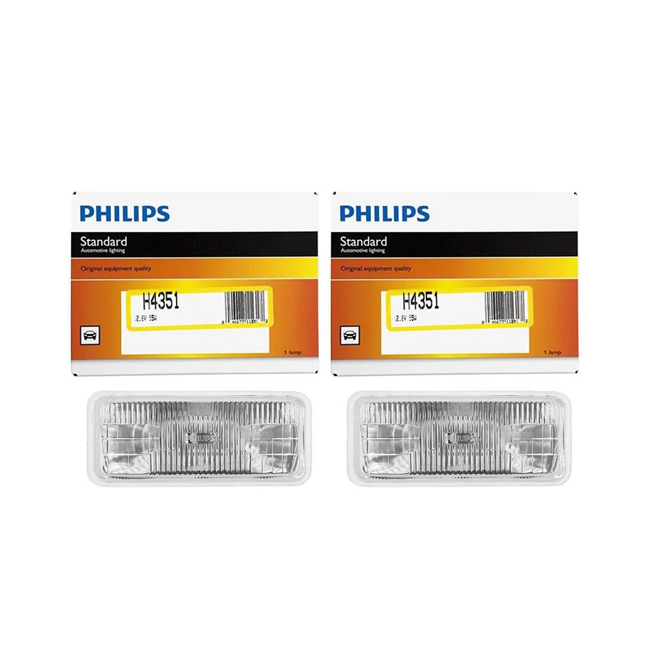 H4351C1 Philips 2 piezas faros bombillas haz bajo para Chevrolet Camaro 1993 Foto 2 de 4