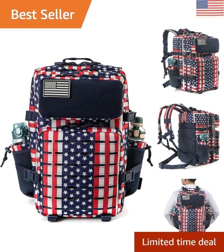 Versatile 45L Hiking Rucksack with MOLLE Modular Design for Men & Women ...