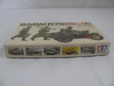 Tamiya 1/35 Scale German BMW R75 Motorcycle & Sidecar w