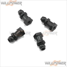 DM-ONE Parts Shock Ball Post * 4 #X1-31 (RC-WillPower) JAMMIN Hong Nor OFNA