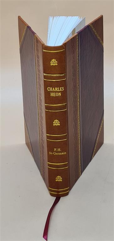 Charles Hon Founder of Saint-Louis De Blandfo Parish Leather Bound