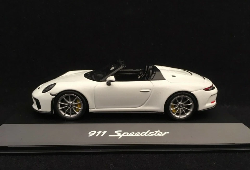 PORSCHE 911 991 II SPEEDSTER 2019 BIANCO NERO INTERNI SPARK WAP0201930K 1/43 - Immagine 2 di 4