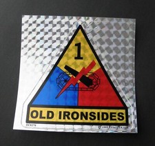 Army 1st Armored Division Decal Sticker made in USA 3.25 inches