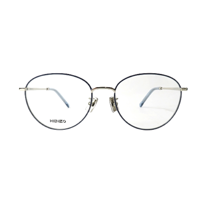 New KENZO Women's Eyeglasses KZ50144U 016 Blue on Silver Optical