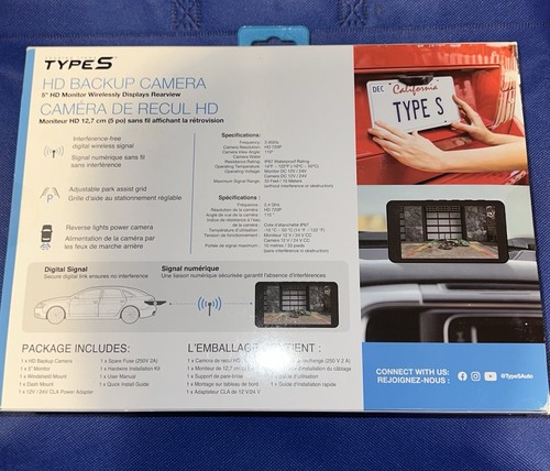 Type S Vehicle Backup Camera Kit with 5” Display - Picture 2 of 7