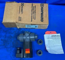 HAYWARD VALVE 1/2" PVC TU SELENOID VALVE W/ FPM SEALS PIPE SIZE 1/2" 120VAC