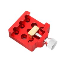 New Medium Dovetail Clamp with Brass Screw 75 Degree Base Red For Telescope