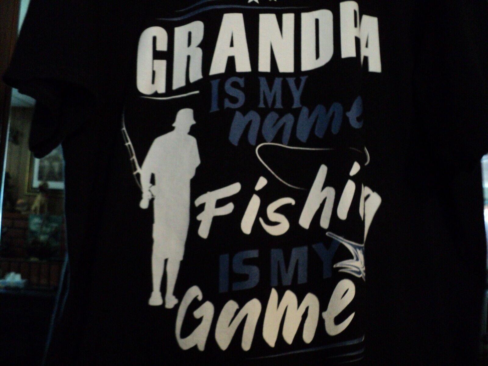 Grandpa is My Name Fishing is My Game Funny Fisherman T-Shirt Size 2XL |  eBay