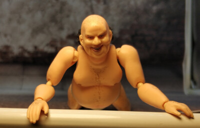 1/12 Scale Wretched Bastard Uncles Fat Man Action Figure Body