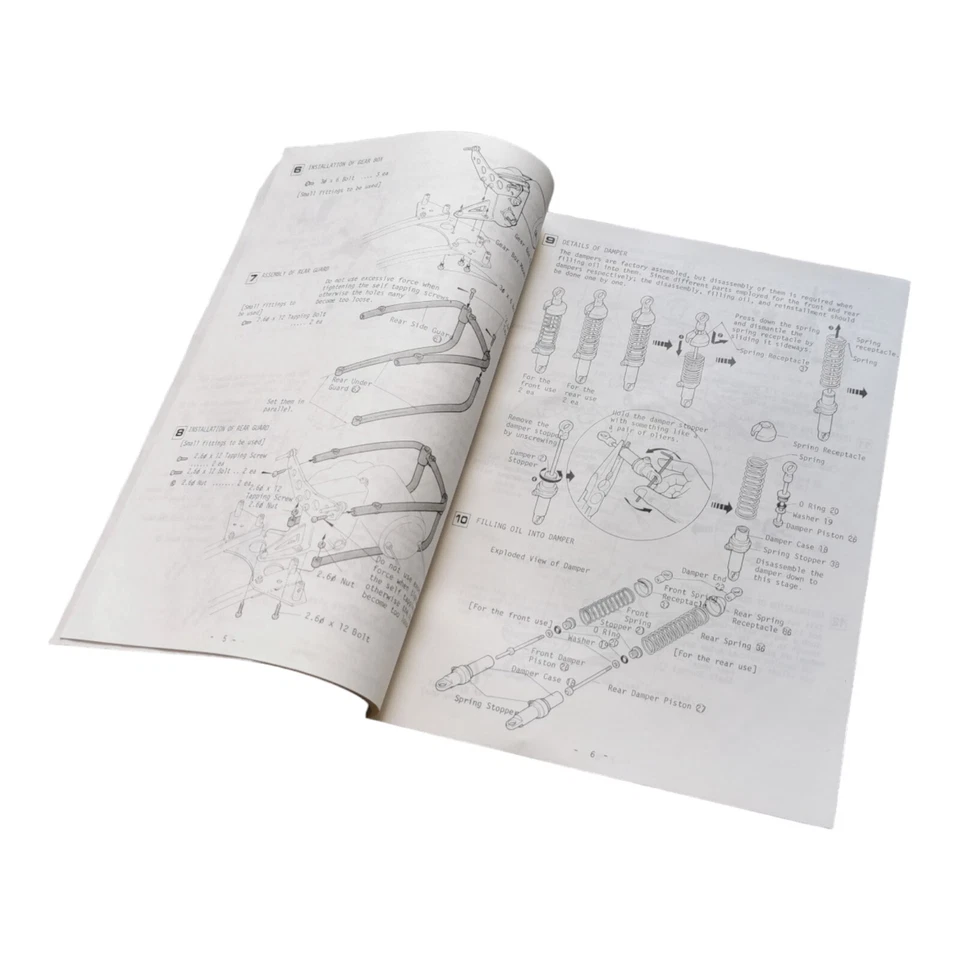Original Graupner Off Road Racer Scorpion Beetle 4950 4966 Notice 1:10 English - Photo 2/4