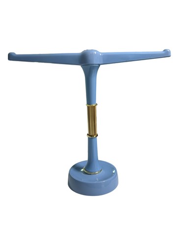 Portasciugamani vintage metà secolo moderno pervinca blu londinese piedistallo - Foto 4 di 10