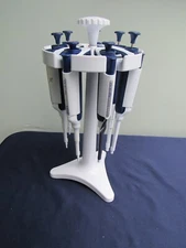 Rainin PipetLite XLS LTS Full set of 7 Pipettes w/ stand L-2 ~ L-5000