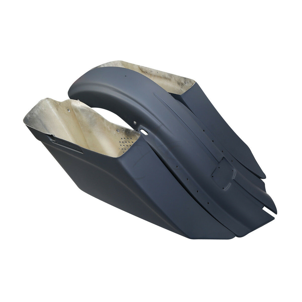 Stretched Saddle Bags & Rear Fender For Harley Touring Baggers 14-Up ...
