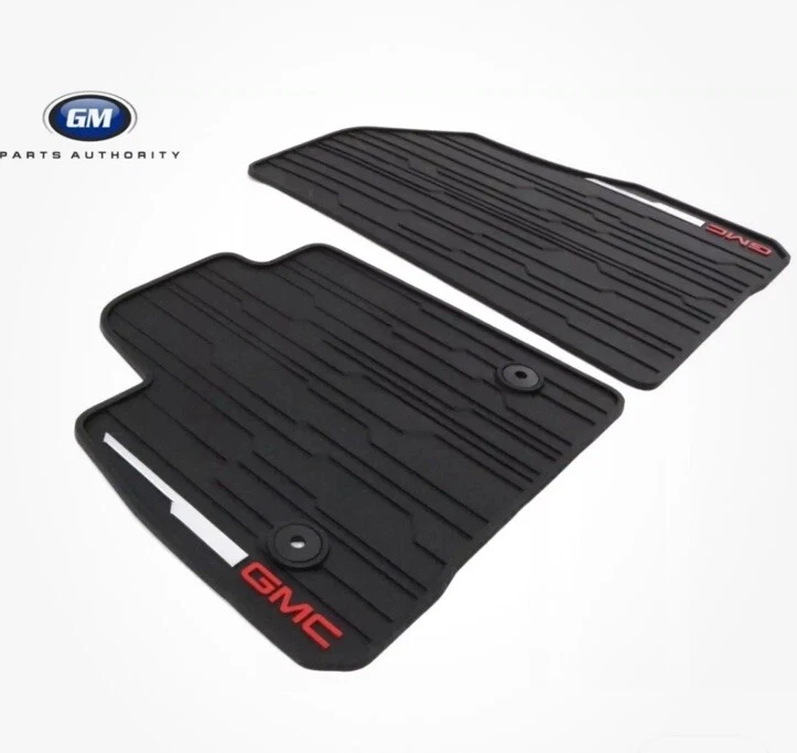 GMC Acadia 2017-2023 equipamiento completo premium para todo tipo de clima alfombrilla negra OEM GM Foto 2 de 4