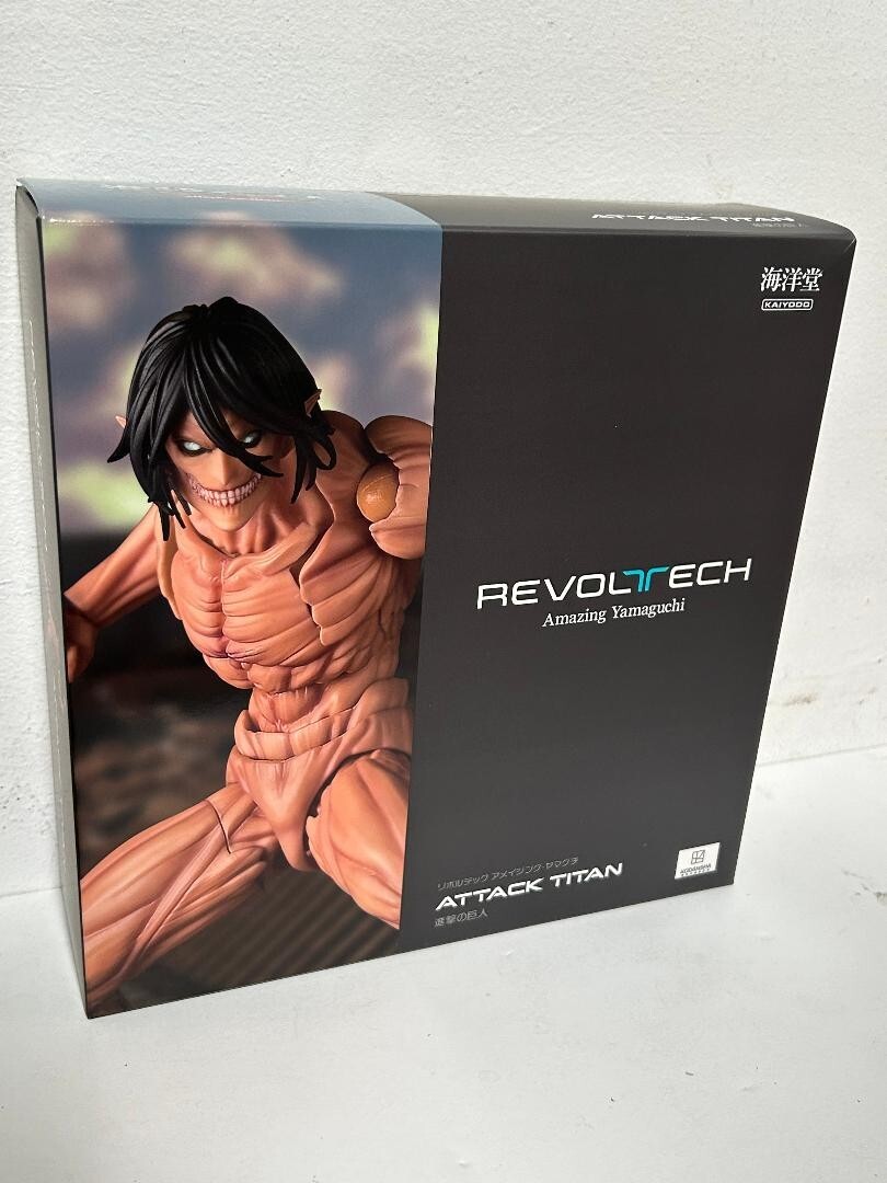 AUTHENTIC Kaiyodo Revoltech Amazing Yamaguchi Attack on Titan Eren