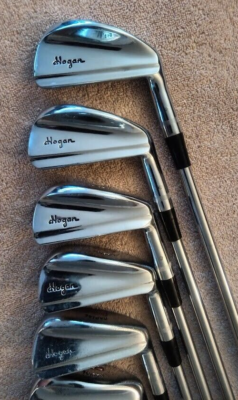TZ GOLF - VINTAGE BEN HOGAN RADIAL 3-E Irons, Apex 3 Steel Shafts