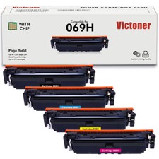 069H 069 Toner Cartridge 4-Pack Compatible with Canon imageCLASS MF753Cdw MF751