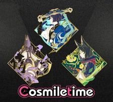Genshin Impact Wanderer Scaramouche Cyno Tighnari Metal Badge Brooch Anime Gift