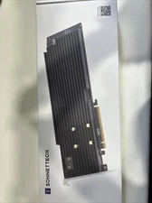Sonnet Silent M.2 8x4  PCIe 4.0 PCIe Card (Eight (8) M.2 NVMe SSD Slots)   aj
