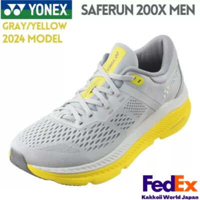 YONEX Men Running Shoes SAFERUN 200X MEN Gray/Yellow
