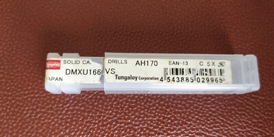 Tungaloy #19 Solid Carbide DRILL BIT DMX Standard High Performance DMXU1660VS