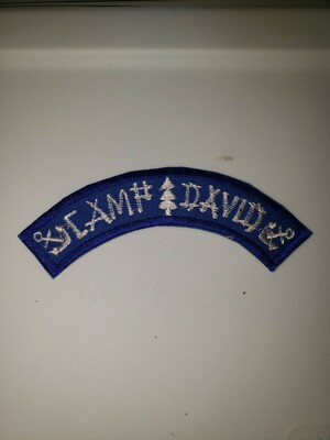 K0530 Vietnam US Navy Camp David Shoulder Tab IR27B