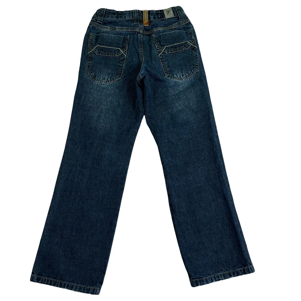 Mossimo Supply Co 高级牛仔中号水洗黑色牛仔裤男孩 10 码 — 第 4/4 张图片