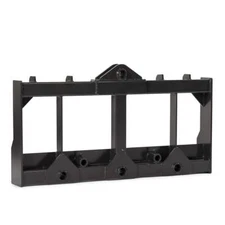 Titan Attachments HD Skid Steer Hay Frame Attachment, Four Hay Spear Sleeves