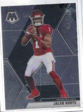 JALEN HURTS 2020 PANINI MOSAIC PHOTO VARIATION SP SHORT PRINT ROOKIE RC #222