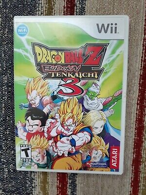 Dragon Ball Z: Budokai Tenkaichi 3 (Nintendo Wii, 2007) Complete -Tested &  Works 742725275584