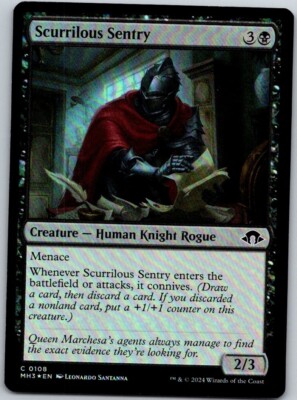 Magic the Gathering Foil Scurrilous Sentry Modern Horizons 3 MTG Free Shipping!