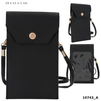 Depesche Top Model Umhängetasche Handytasche Schwarz