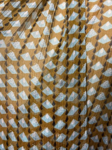 Authentisches neues Fendi Abito Fan Kaligraphie Chiffron Seidenkleid Größe 36 - Bild 12 von 22