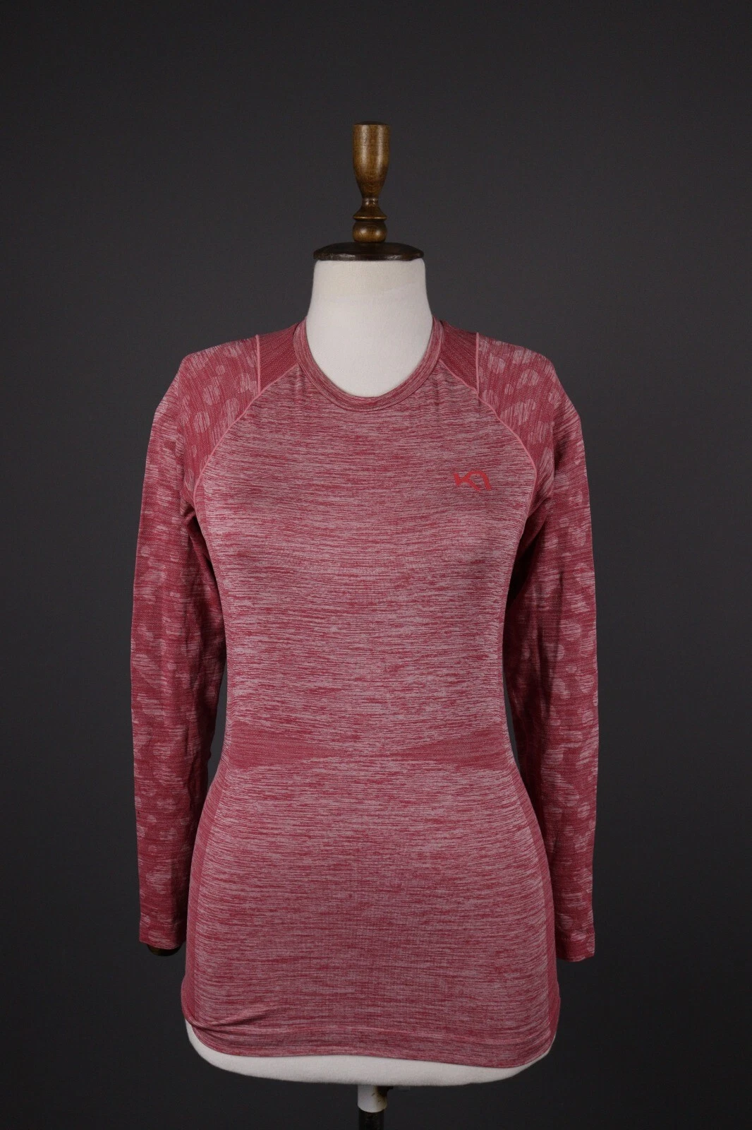Kari Traa Pink Long Sleeve Activewear Top Base Layer Size XS / S