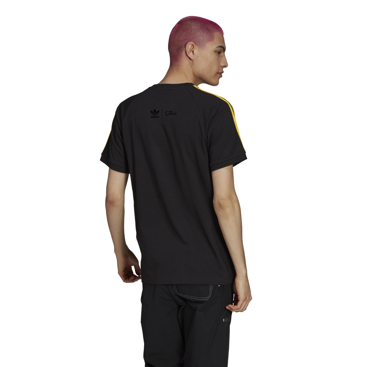 Men's Adidas x The Simpsons 3-Stripes Tee Bart Skateboarding Size